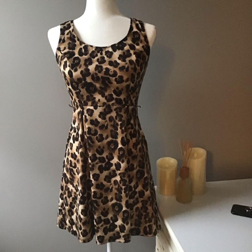 Leopard print dress